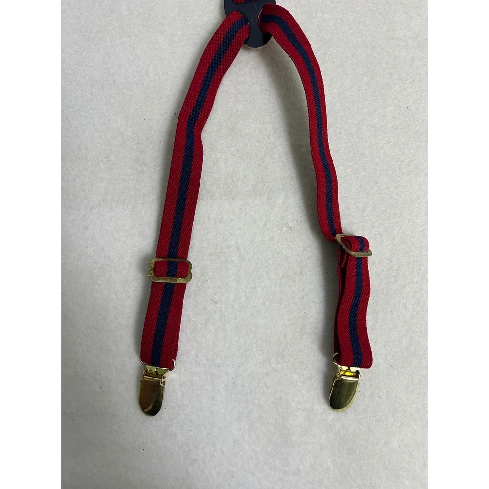 Preppy Dapper Kids Multicolor‎ Striped Solid Elastic Suspenders Lot 4